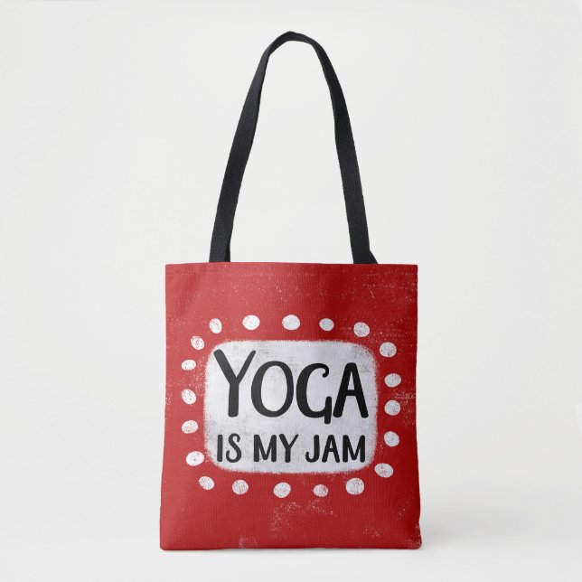 Le yoga est mon Sac fourre-tout de confiture (Devant)