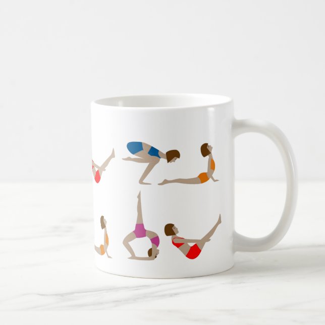 Le yoga fait de la Mug de café (Droite)