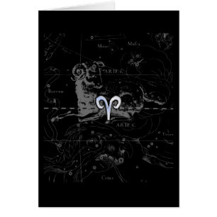 Le zodiaque de Bélier de style de chrome se