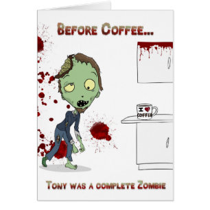 Le zombi a besoin du blanc de café… à l'intér