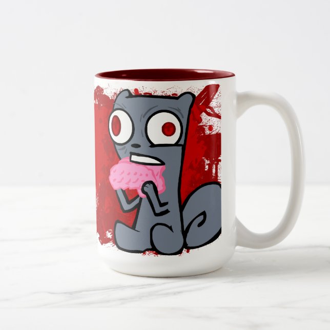 Le zombi accumule la tasse ! (Droit)