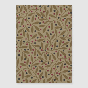 Leaf Berry Classique Colorful Art Motif