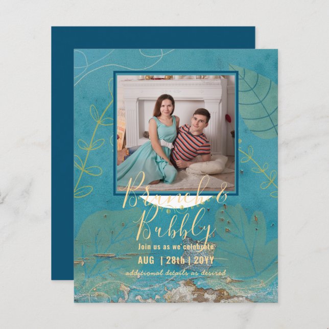 LeahG BUDGET Brunch Bubbly Mariage PHOTO (Devant / Derrière)