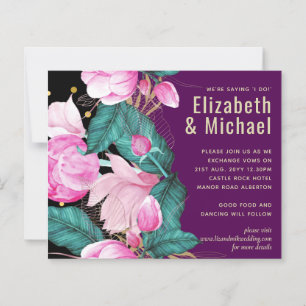 LeahG Budget Rose Roses Plum Moderne Mariage Chic