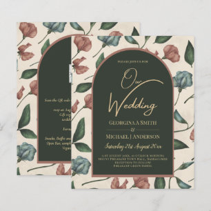 LeahG Emerald Green Terracotta Gold Mariage de aut
