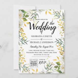 LeahG Mariage or QR CODE RSVP INVITATION