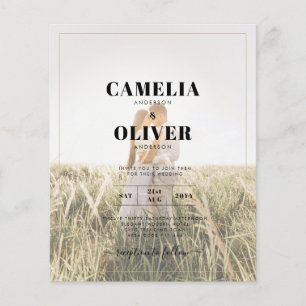 LeahG Rustic WISTERIA Dentelle Floral Wedding INVI