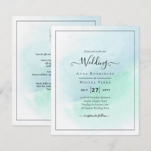 LeahG Verre de mer Turquoise Turquoise Bleu Mariag
