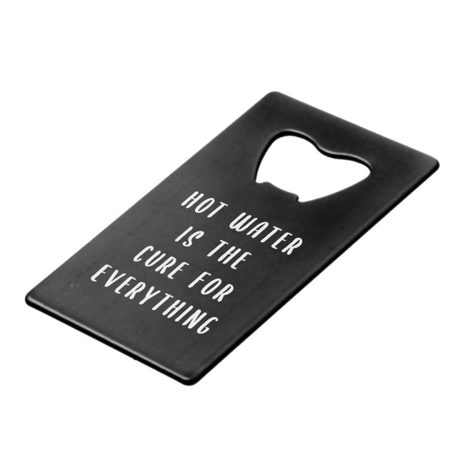 L'eau chaude est le remède à tout (Devant Angle)