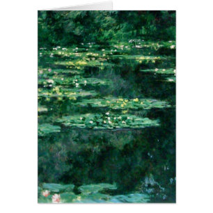 L'EAU MENSONNE EN ÉTANG VERT par Claude Monet