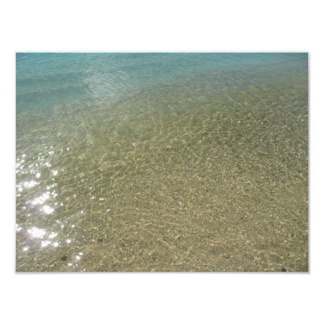 L'eau sur la plage I Photographie Abstraite de la  (Devant)