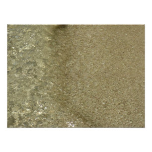 L'eau sur la plage II Photographie Abstraite de la