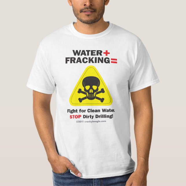 L'eau + T-shirt 2 de Fracking (Devant)