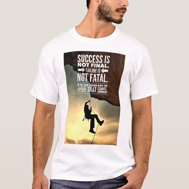 L'échec n'est pas inspiré mortel équipe le T-shirt (Devant)