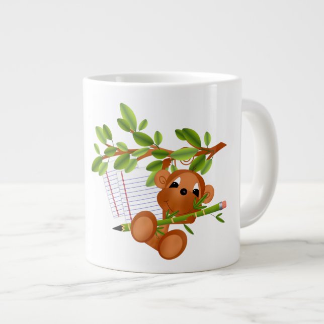 L'école est Cool - Jumbo Mug (Devant droit)