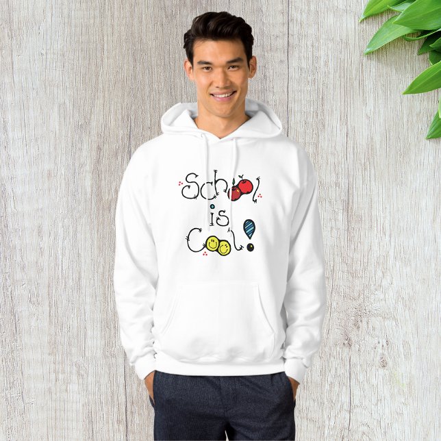 L'école est Cool Mens Sweat - shirt à capuche (Créateur téléchargé)