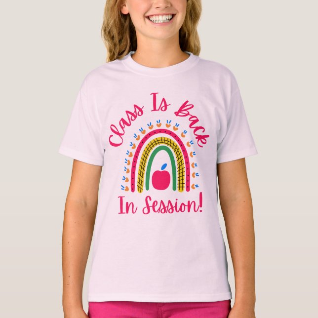 L'école est de retour en session Cute T-Shirt (Devant)