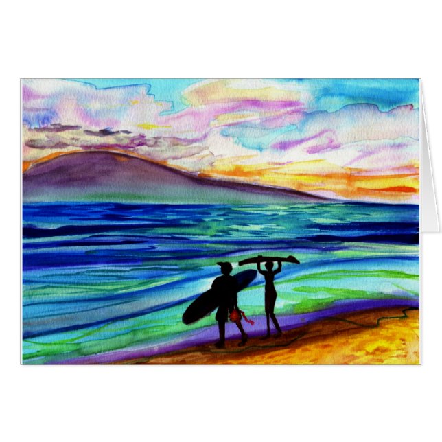 Leçon Lahaina de surf d'après-midi (Devant horizontal)