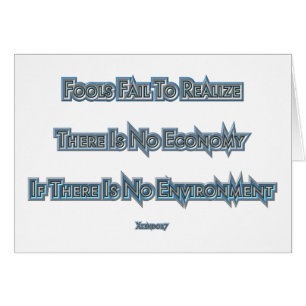 L'économie contre l'environnement