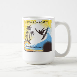 "Leçons à bord" de courbure votre tasse de genou