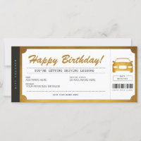 Leçons de conduite Bon cadeau Gold