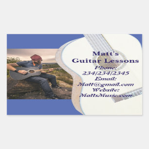Leçons de guitare Stickers promotionnels