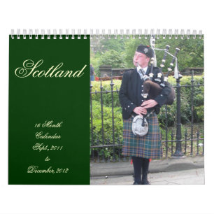 L'Ecosse calendrier de 16 mois