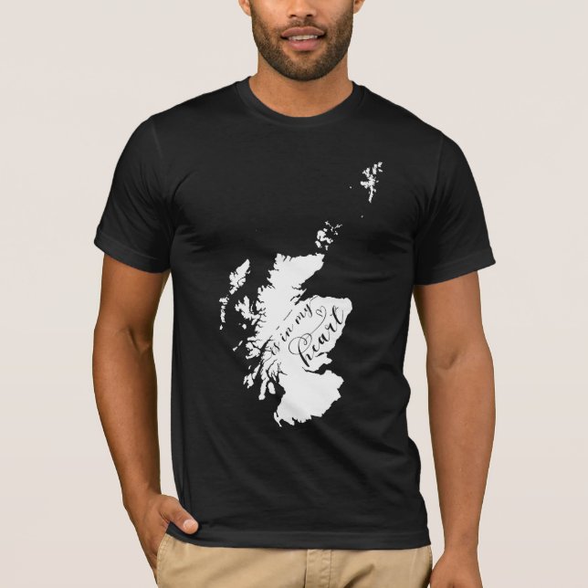 L'Ecosse Est Dans Mon Coeur T-shirt (Devant)