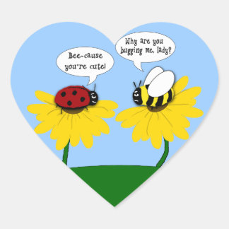 L'écrasement de Ladybug sur un Stickers d'Abeille 
