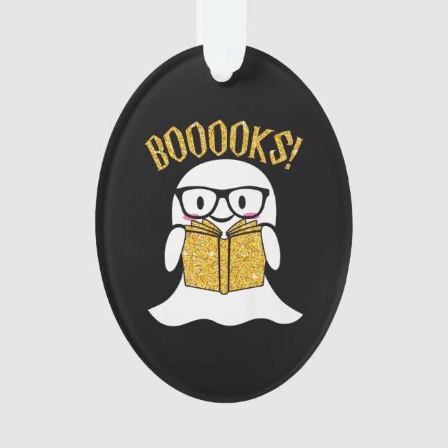 lecteur de livre nerd halloween fantôme lecture li (devant)