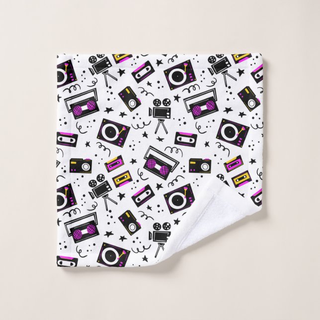 Lecteur de musique, magnétophone, bande vidéo, cam (Gant de toilette)