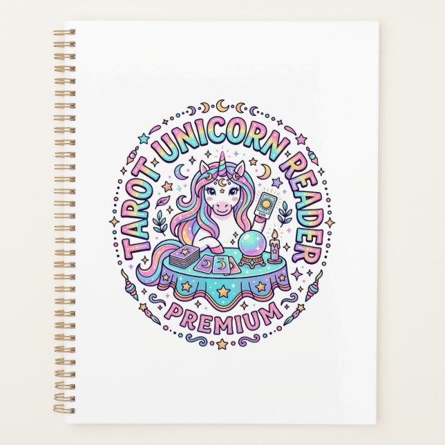 Lecteur de Tarot Licorne Premium Impression Drôle  (Devant)