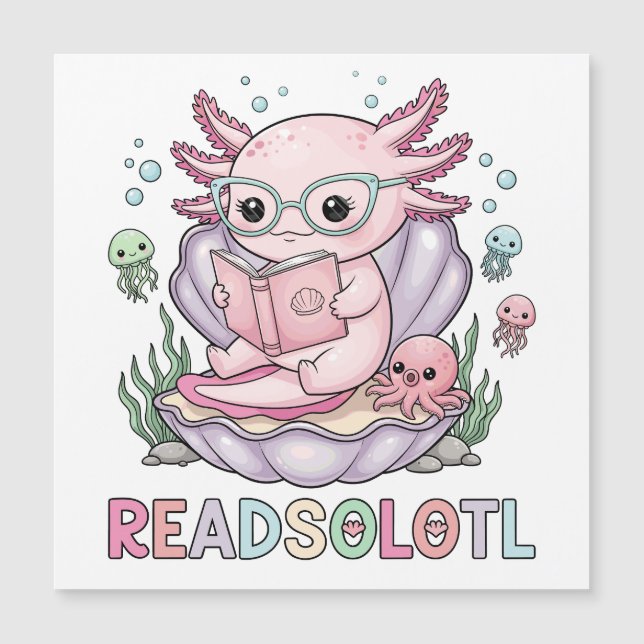 Lecture Axolotale Rose (Devant)