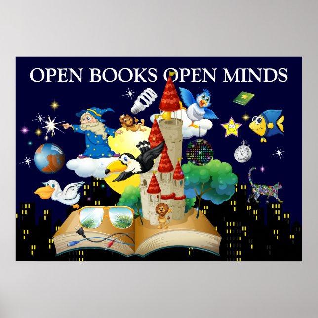 Lecture de l'enseignant - Poster d'alphabétisation (Devant)