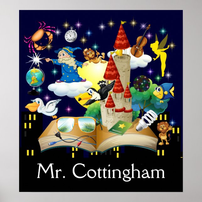 Lecture de l'enseignant - Poster de l'alphabétisat (Devant)