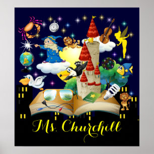 Lecture de l'enseignant - Poster de l'alphabétisat