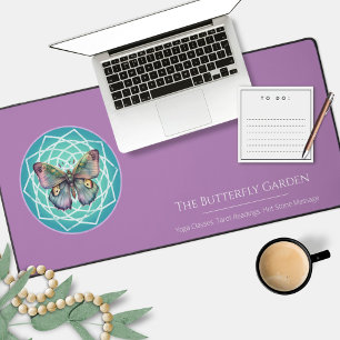 Lecture de tarot de mandala de papillon violet mys