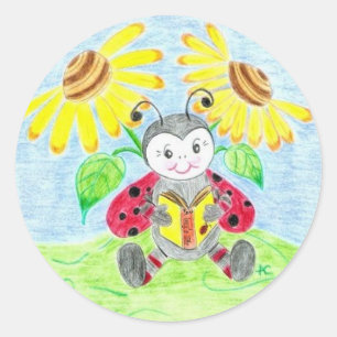 Lecture des autocollants de coccinelle