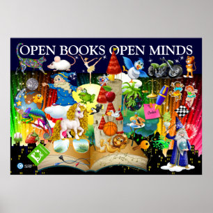 Lecture d'un autre enseignant - Poster d'alphabéti