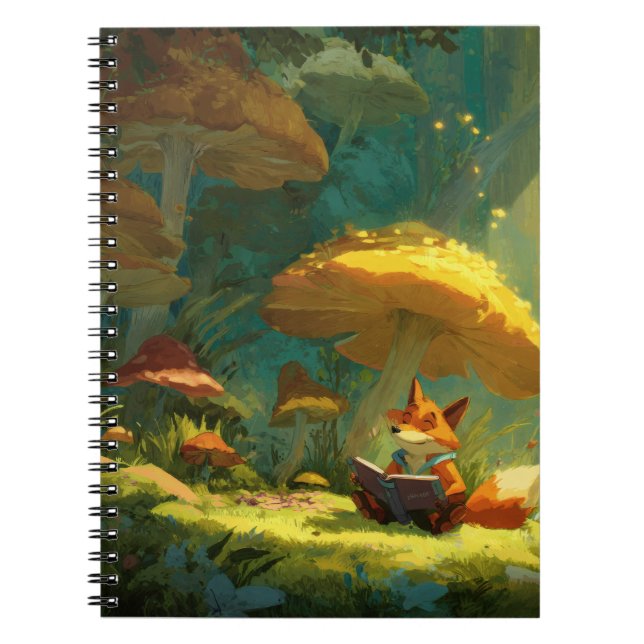 Lecture Fox Enchanted Musroom Carnet (Devant)
