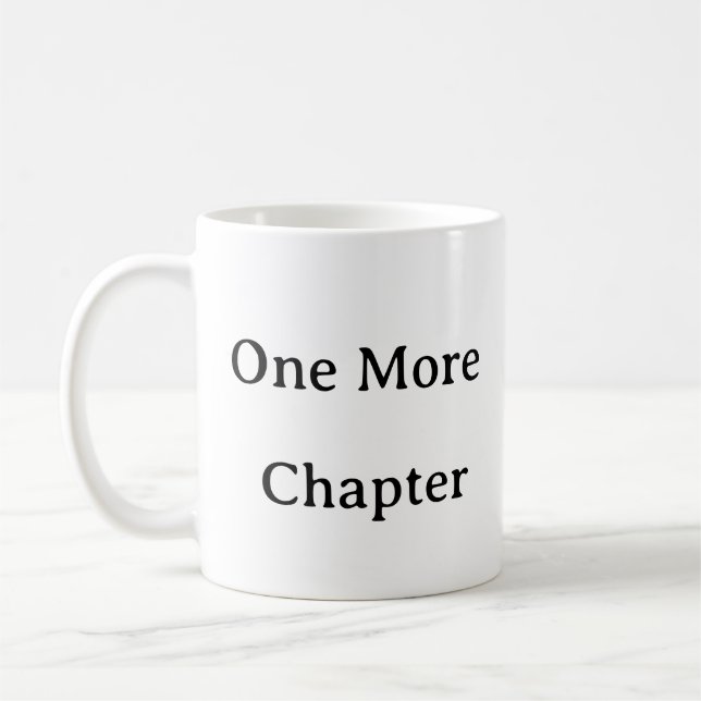 Lecture Mug - One More Chapter Boworm Gift mug (Gauche)