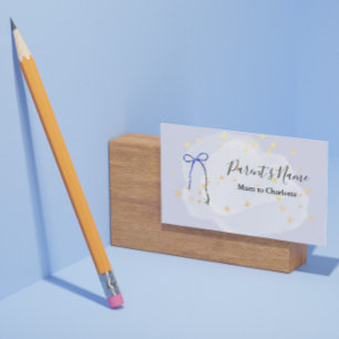 Lecture Ours et étoiles Carte de visite