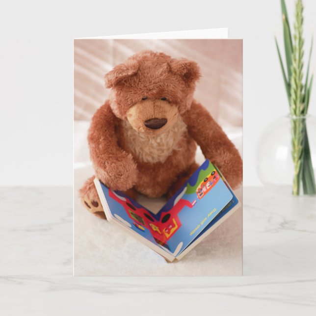 Lecture Teddy Bear carte verticale (Devant)