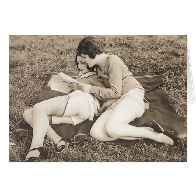 Lecture vintage (Devant horizontal)