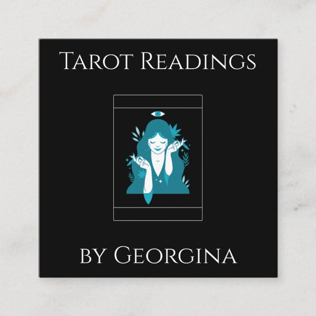 Lectures de carte Tarot Mystical Witchy Noir & Bla (Devant)
