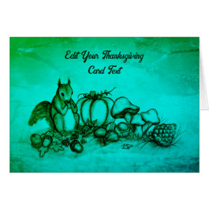 L'écureuil en Automne, Bon thanksgiving !