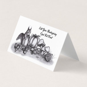 L'écureuil en Automne, Bon thanksgiving !