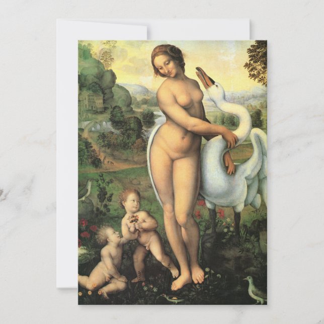 Léda de Léonard de Vinci et le Cygne (Devant)