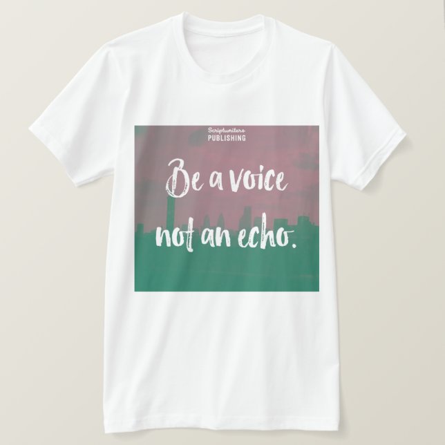 L'édition de scénaristes soit un T-shirt de voix (Design devant)
