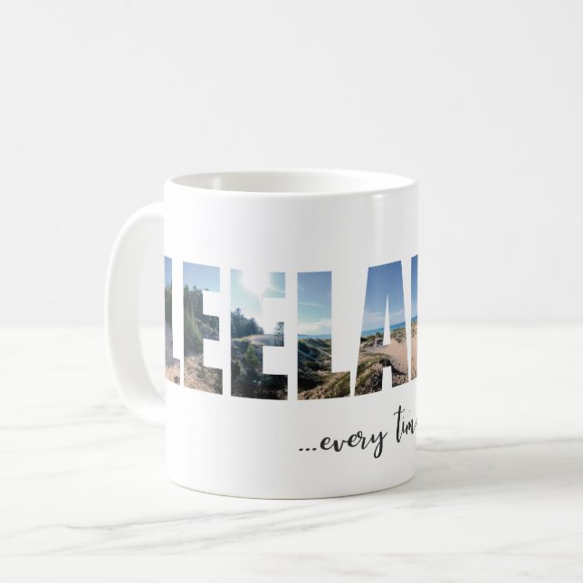 Leelanau Beach Art Photographie Mug (Devant gauche)